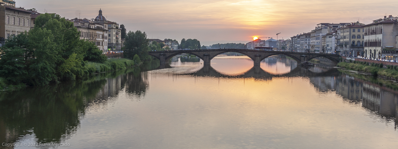 Man & Nature #11 (The Arno Through Old Florence)